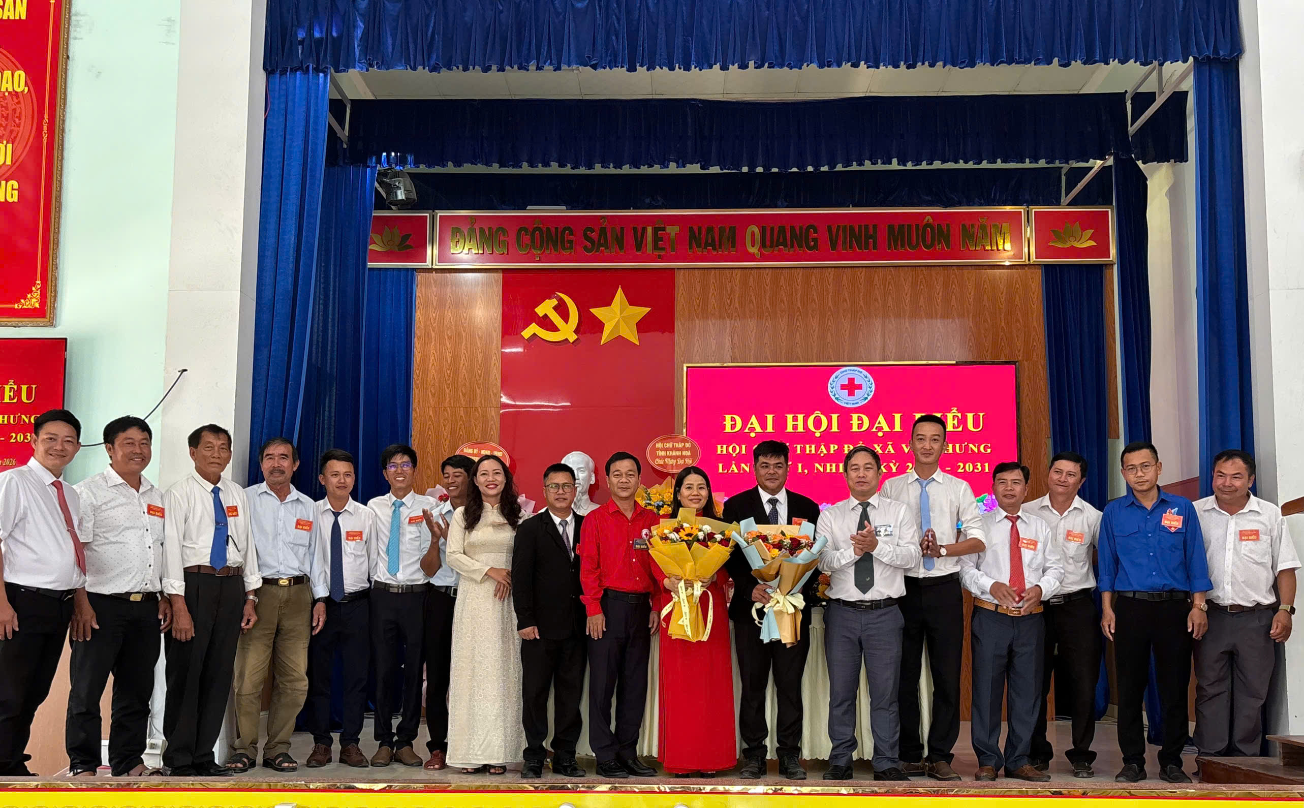 Đại hội đại biểu Hội Chữ thập đỏ xã Vạn Hưng lần thứ I: Nâng cao hiệu quả công tác nhân đạo trong nhiệm kỳ mới